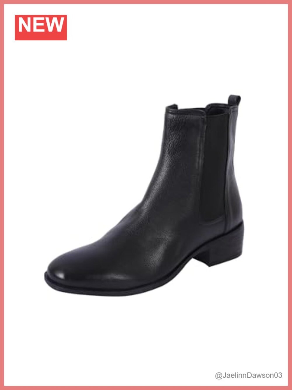 Women's Leather Chelsea Ankle Boots - Pull-On K8753